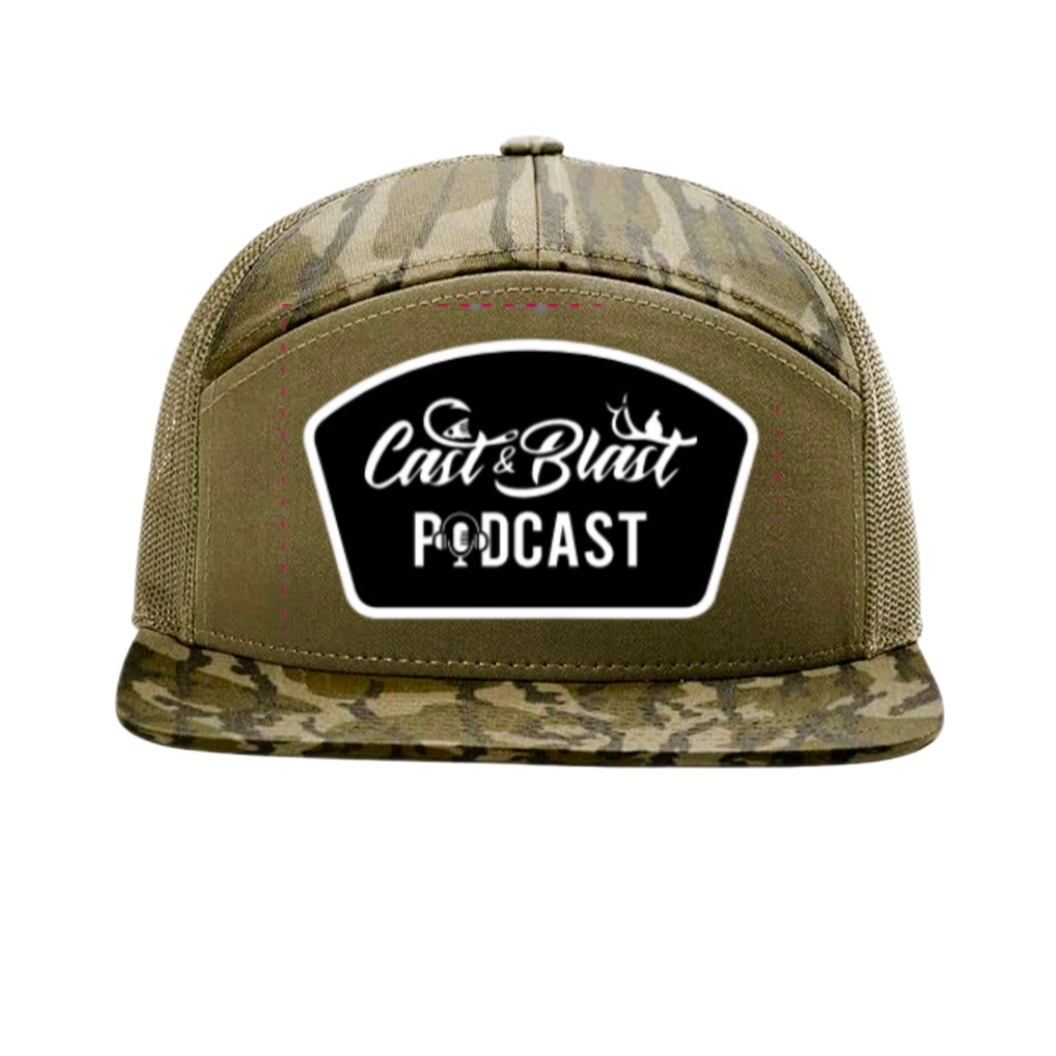 Cast & Blast Podcast Bottomland Camo Snap Back