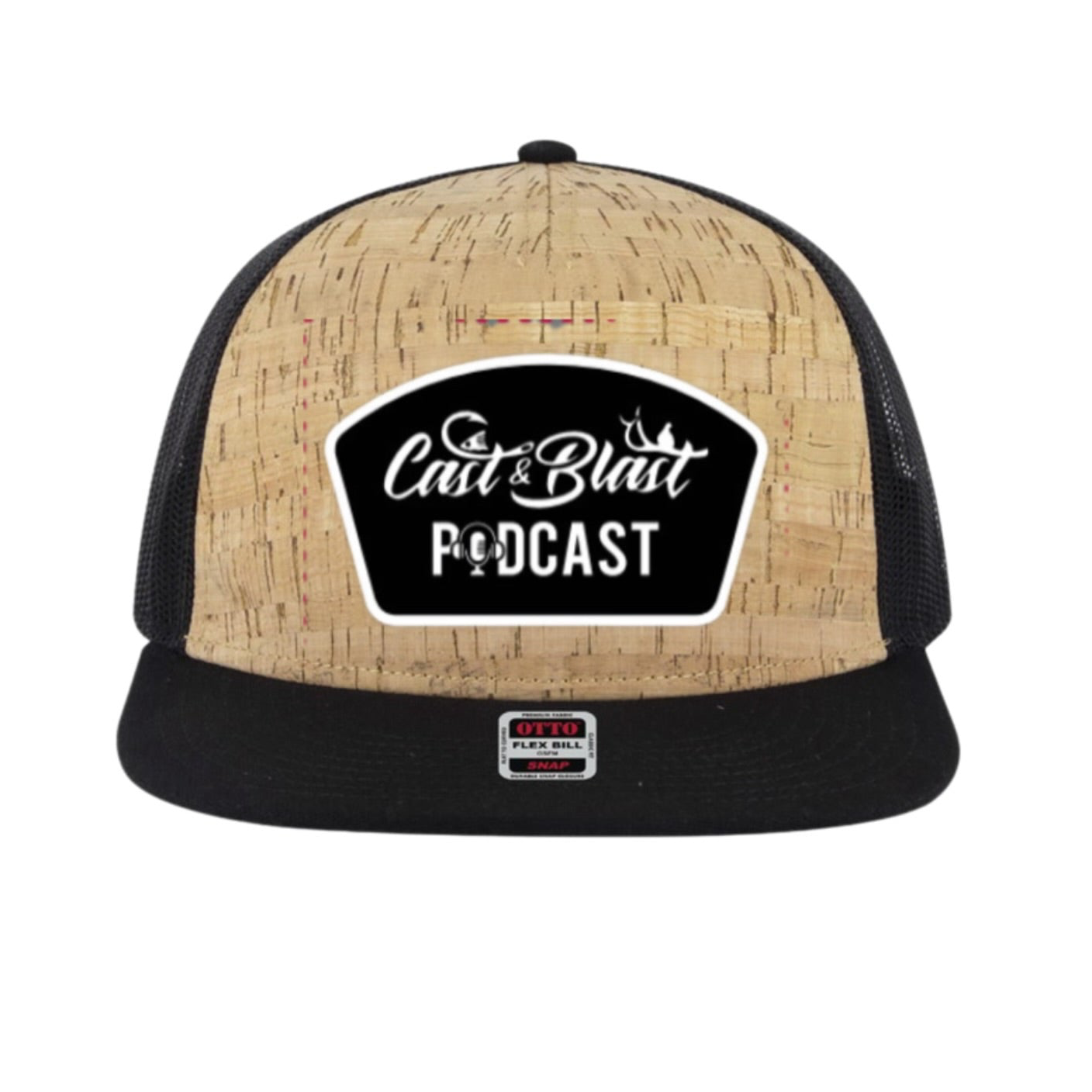 Cast & Blast Podcast Vintage Cork Snap Back